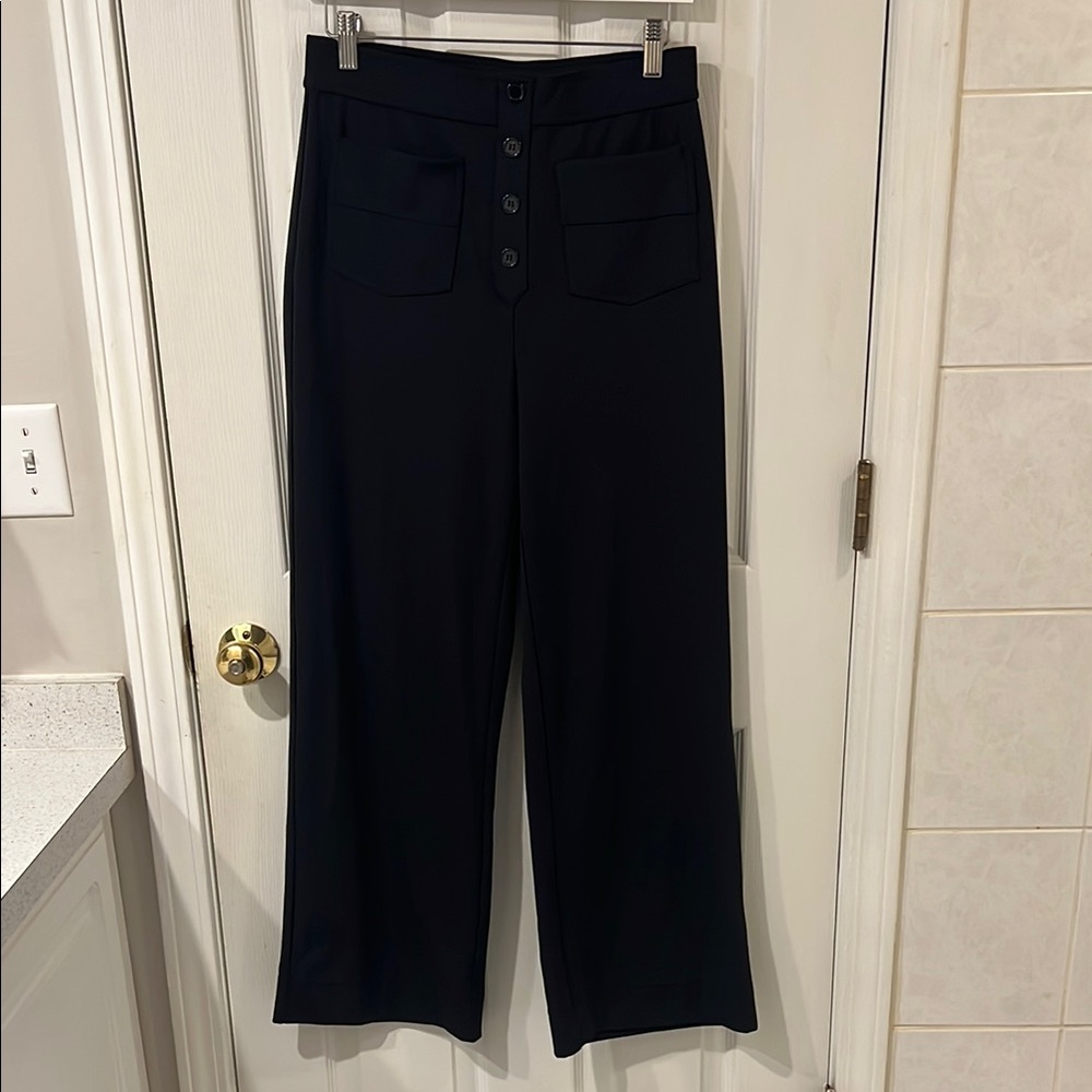 HALARA Black Wide-Leg Pants High-Waisted
